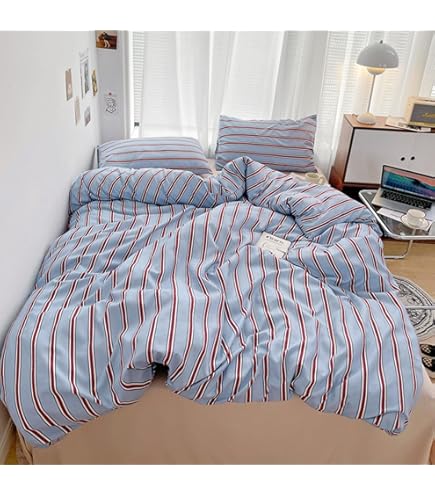 CASSELINI ストライプカバー 3色展開（枕カバー・布団カバーセット） Casselini HOME(キャセリーニ ホーム)ストライプ布団カバー