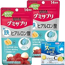 Amazon | UHAグミサプリ セラミド 14日分 2個セット【機能