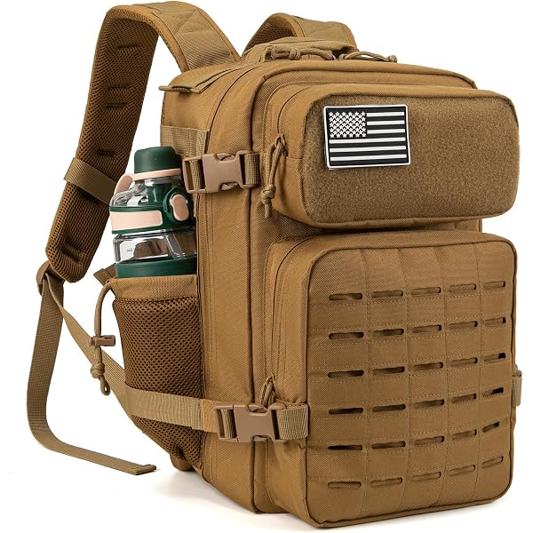 CARBINOX Taktischer Rucksack – Robust, Riesig & Vielseitig Mit Molle-System, Laptopfach & USB-Anschluss