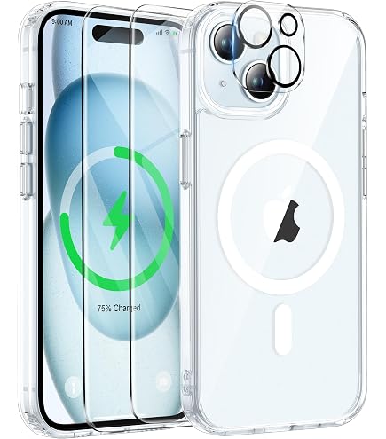 JETech Magnetic Case for iPhone 15 Plus 6.7-Inch Compatible with