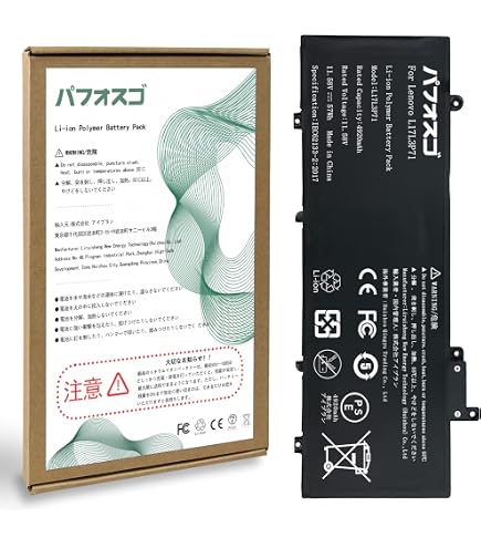Amazon.co.jp: パフォスゴ for Lenovo L18M6PD1 バッテリー 交換