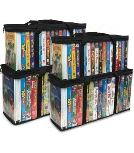 Amazon.co.jp: BOATISLE VHSアルバムケース 15個パック ブラック VHS