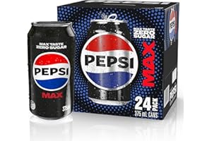 Pepsi Max 无糖软饮料罐 375 毫升（24 件装）
