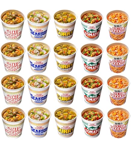 Amazon.co.jp: 日清 カップヌードル 4種20食 詰め合わせセット