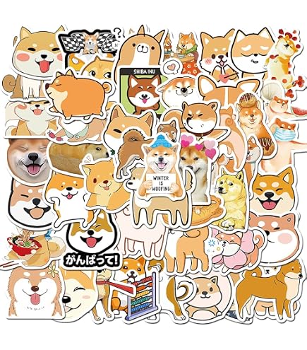 DITUCU Shiba Inu - Juguete de peluche lindo anime Corgi Akita para perro almohada de felpa