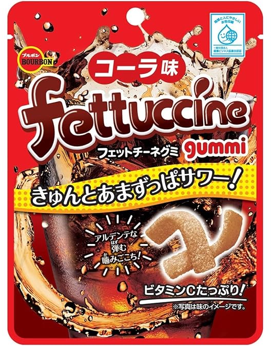 Amazon | ◇ブルボン フェットチーネグミコーラ味 50g【10個セット