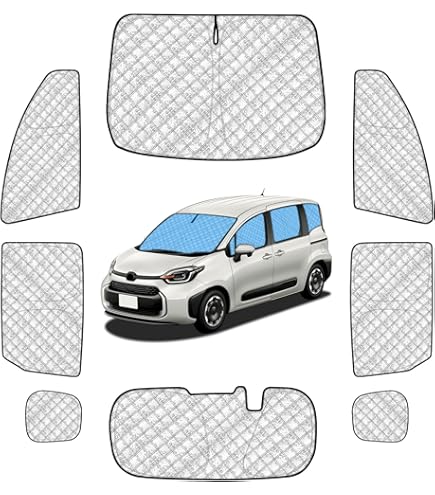 ★アウトドア 災害時おすすめ★新型シエンタ 車中泊 全面サンシェード Amazon | CARVANTA 新型 シエンタ MXP系 サンシェード 全窓対応
