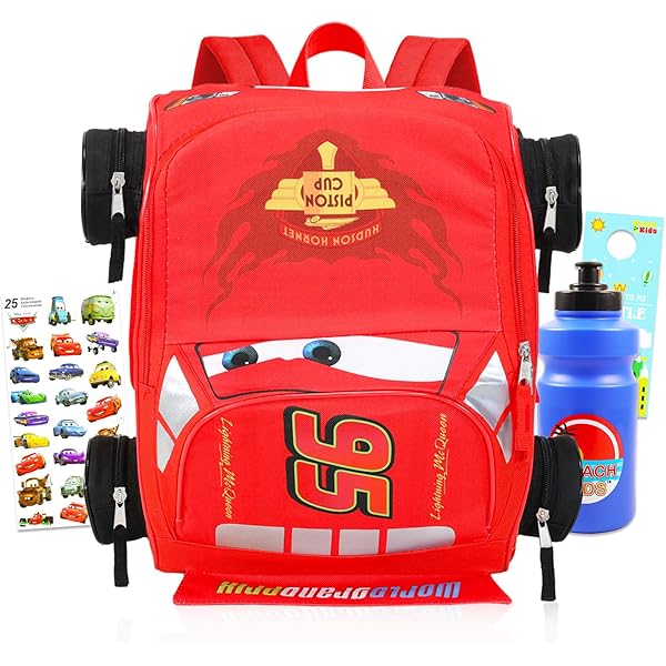 Amazon | Pixar Cars 17 inches Lightning McQueen Shape Luggage
