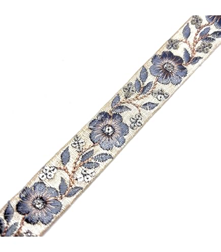 Amazon.co.jp: インドリボン 刺繍リボン はぎれ 10cm10種類