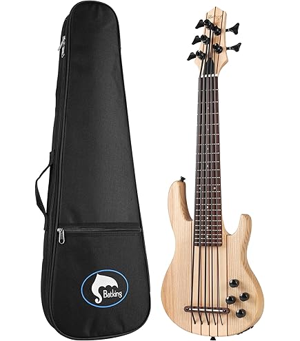 Amazon.co.jp: MUSOO ミニ 5弦 ウクレレ エレクトリック ベース