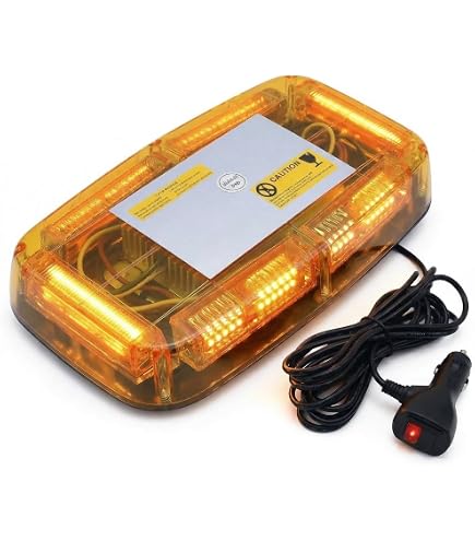 Amazon.co.jp: 回転灯 青 12v 24v led 車 大きい シガーソケット 電源