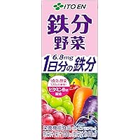 夏野菜 Amazon.co.jp: 伊藤園 鉄分野菜 200ml 紙パック 24本×3ケース