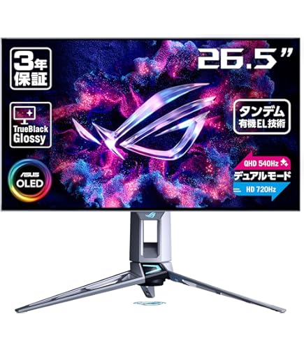 Amazon.co.jp: ASUS ROG Strix 27インチ 1440P OLED ゲーミング