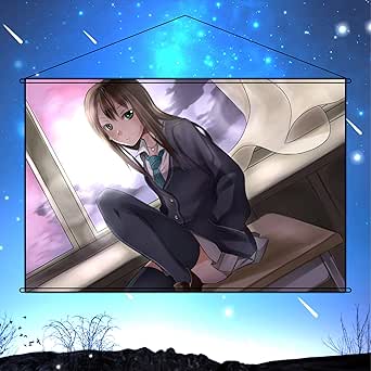 Amazon Merry タペストリー The Idolm Ster Cinderella Girls アイドルマスターシンデレラガール 渋谷凛 アニメ ポスター 巻物 軸物 壁紙 掛ける絵 ホームデコレーション ｈｄ アニメ おしゃれ 萌え 二次元 アニメグッズ カスタム可能 90cm 60cm アニメ 萌え