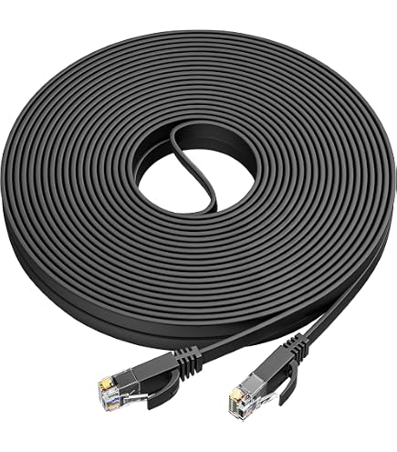 Amazon.co.jp: [ 20m ] LANケーブル CAT6 カテゴリー6 フラット