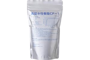 高吸水性樹脂CP-1（簡易トイレの吸水材、流動性廃棄物固化に最適:1gで水300ml以上を吸水）※取扱説明書付き