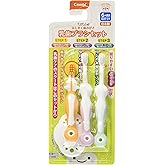 コンビ Combi テテオ teteo はじめて歯みがき 乳歯ブラシセット (歯の本数の目安:1本~) 握りやすいふっくら形状グリップ