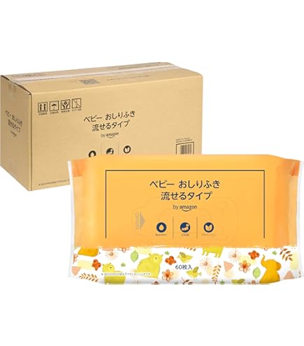 Amazon.co.jp: 【おしりふき 流せるタイプ】メリーズ するりんキレイ