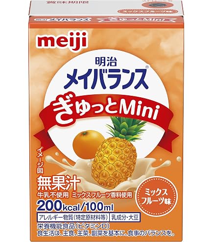 Amazon.co.jp: メイバランスミニ ぶどう味 125ml×24本 【ケース】 明治