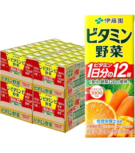 Amazon.co.jp: 伊藤園 ビタミン野菜 200ml 紙パック96本入【3～4営業日