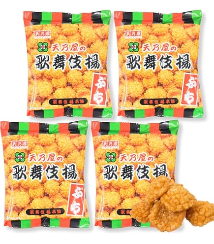 Amazon.co.jp: 天乃屋 米菓 ぷち歌舞伎揚 23g×10入 : 食品・飲料・お酒