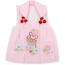 Amazon | 七五三 3歳 三歳 子供用 女の子用 被布 単品 ピンク