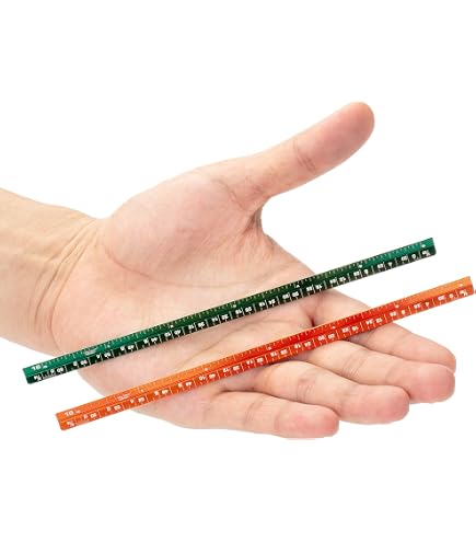6 Ruler Engineer Engineering Rulers 2 Pack 6 Inch Architectural Scale Rulers - Aluminum ...