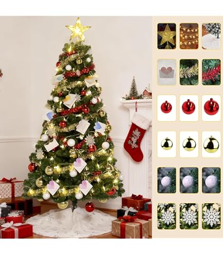 Amazon.co.jp: SIXCOM クリスマスツリー 180cm christmas tree 高濃密