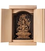 Amazon｜是空 阿弥陀如来 厨子入りの仏像(金古美仕上げ) 高野山金剛
