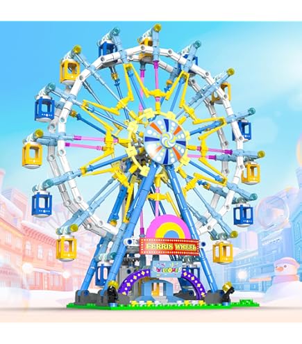 Amazon.co.jp: 電動観覧車組み立てセット フェアリーライト付き 813