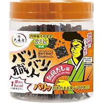 Amazon.co.jp: 大森屋 バリバリ職人旨口しょうゆ味 60枚 : 食品・飲料