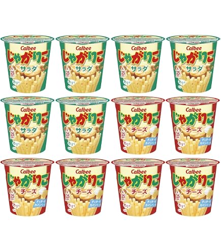 じゃがりこ サラダ チーズ 6箱セット Amazon.co.jp: 【EC限定】じゃがりこ アソートセット サラダ・チーズ