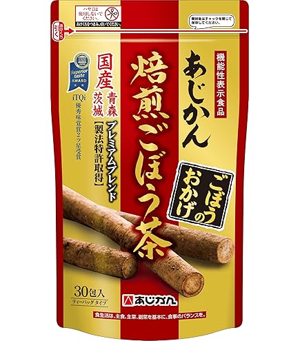 Amazon | 南雲吉則博士 推奨 売上NO.1 ブランド あじかん 焙煎ごぼう茶