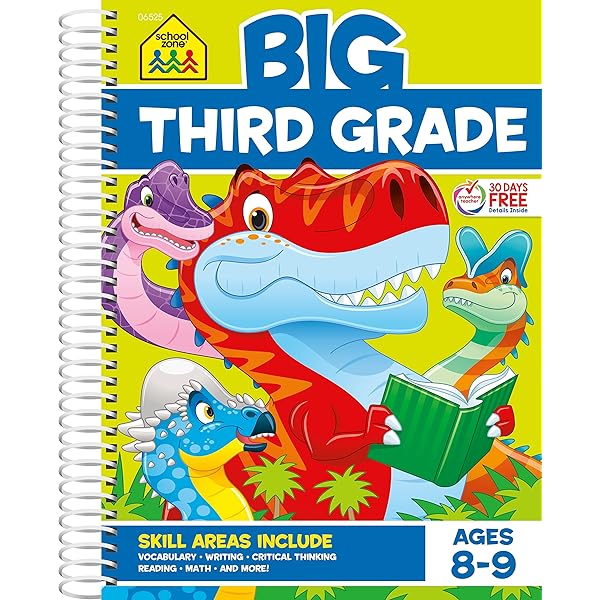 School Zone - Big Second Grade Workbook - Ages 7 to 8, 2nd Grade