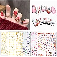 Amazon | Sucodver ネイルシール 和風 和柄 正月 桜 花びら 花火