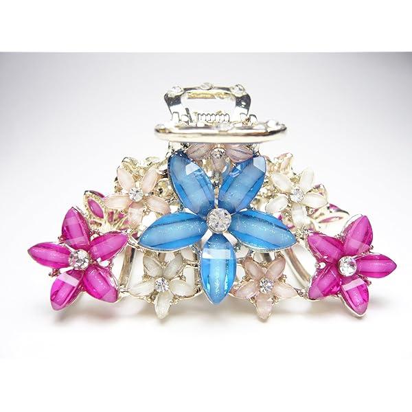 ③−2  新品未使用 激レアな➠➠➠➠➠大粒スワロフスキー お花クリップ 8粒〗#6428◇6mm◇スワロフスキー◇クリスタルオーロラ