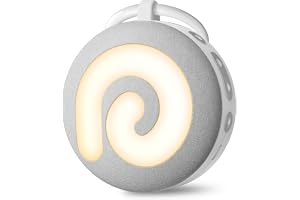 White Noise Machine - Dreamegg Portable White Noise Machine for Baby Sleeping with Night Light, Nature Sounds, White Noise and Lullaby, Child Lock, USB Rechargeable for On-The-Go Travel Nursery Gift