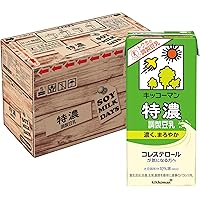 【Amazon.co.jp限定】 キッコーマン 特濃調製豆乳 SOYMILK DAYS 1000ml×6本 【特定保健用食品】