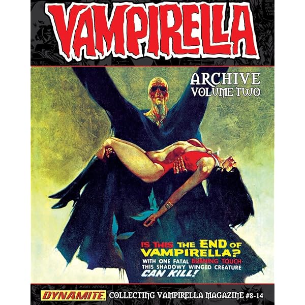 少年漫画 Vampirella #107 August 1982, Warren Amazon | The Art of Vampirella Warren Years | Roach, David