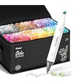 Amazon | Ohuhu マーカーペン 筆タイプ 320色 プロ愛用 イラスト