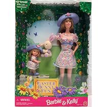 Amazon.co.jp: Easter Bunny Fun Barbie & Kelly Gift Set : おもちゃ