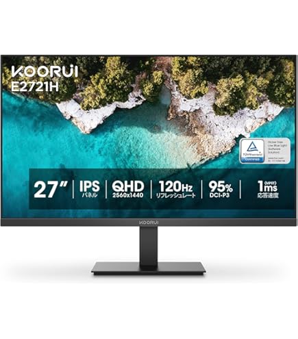 Amazon | Dell モニター 27インチ U2715H 超広視野角&スリムベゼル