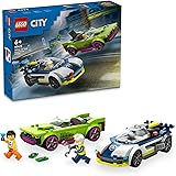 レゴ(LEGO) シティ ポリスカーチェイス マッスルカーを追え! おもちゃ 玩具 プレゼント ブロック 男の子 女の子 子供 5歳 6歳 7歳 8歳 小学生 パトカー 警察 ごっこ遊び 車 ミニカー 60415
