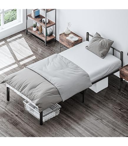 Amazon｜VERFARM メタル ベッドフレーム セミダブル 頑丈な金属製