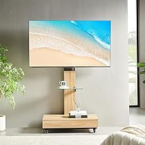 テレビスタンド テレビ台 キャスター付き 白  耐荷重40kg 高さ調節 楽天市場】テレビスタンド テレビ台 キャスター付き 白 ホワイト