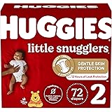 Huggies Baby Diapers Size 2 (12-18 lbs), 72ct, Little Snugglers