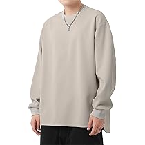 Amazon | [Fasshonrida] ロングtシャツ メンズ 長袖tシャツ