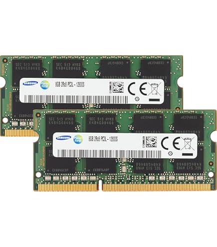 Amazon | Samsung 16GB (2 x 8GB) 204ピン SODIMM、DDR3 PC3L-12800