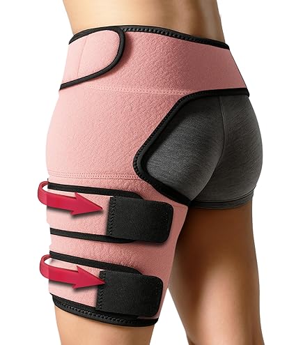 Amazon | 太もも圧迫スリーブ - ハムストリング 大腿四頭筋 鼠径部の