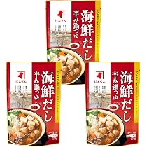 Amazon.co.jp: にんべん 海鮮だし辛み鍋つゆ 750g×3個セット
